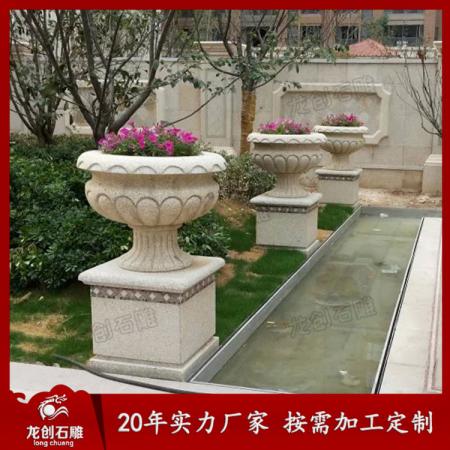 石雕花盆生產(chǎn)廠(chǎng)家 石雕花盆供應(yīng)商