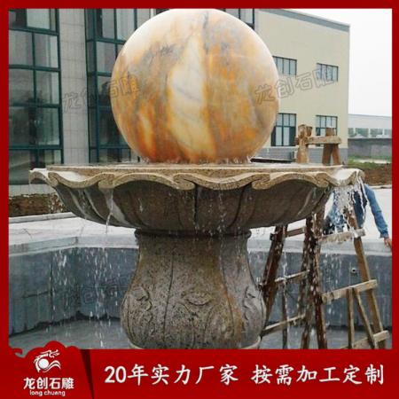 惠安風水球噴泉廠家 供應小區(qū)石雕風水球